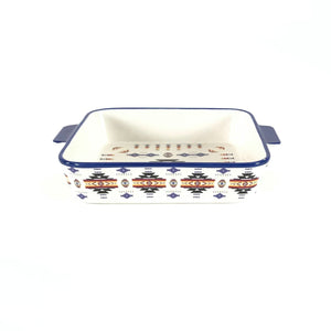 Native Design Square Ceramic Bakeware Dish-Indian Pueblo Store