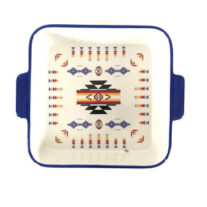 Native Design Square Ceramic Bakeware Dish-Indian Pueblo Store