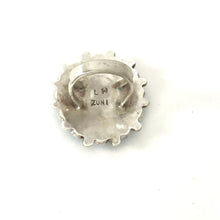 Load image into Gallery viewer, Lorraine Waatsa Turquoise Cluster Ring-Indian Pueblo Store

