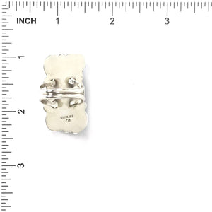 Pearlene Spencer Rectangular Turquoise Cluster Ring-Indian Pueblo Store