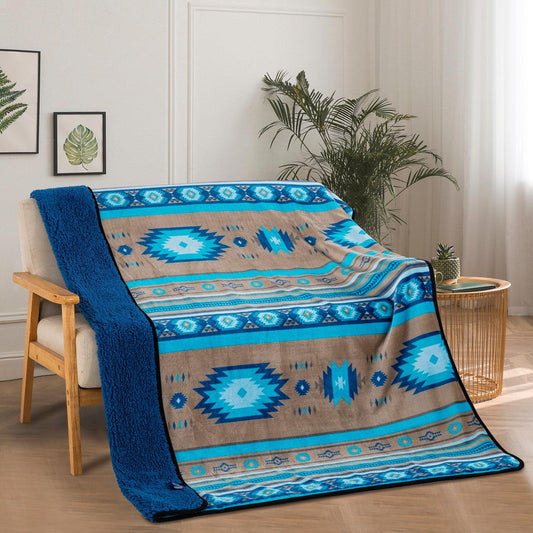 Signature Sherpa Throw Sedona Sky-Indian Pueblo Store
