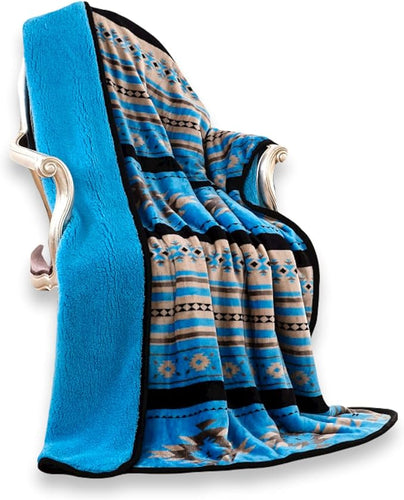 Signature Sherpa Throw Sedona Sky-Indian Pueblo Store