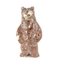 Load image into Gallery viewer, Cody Nastacio Onyx Bear Fetish Carving-Indian Pueblo Store
