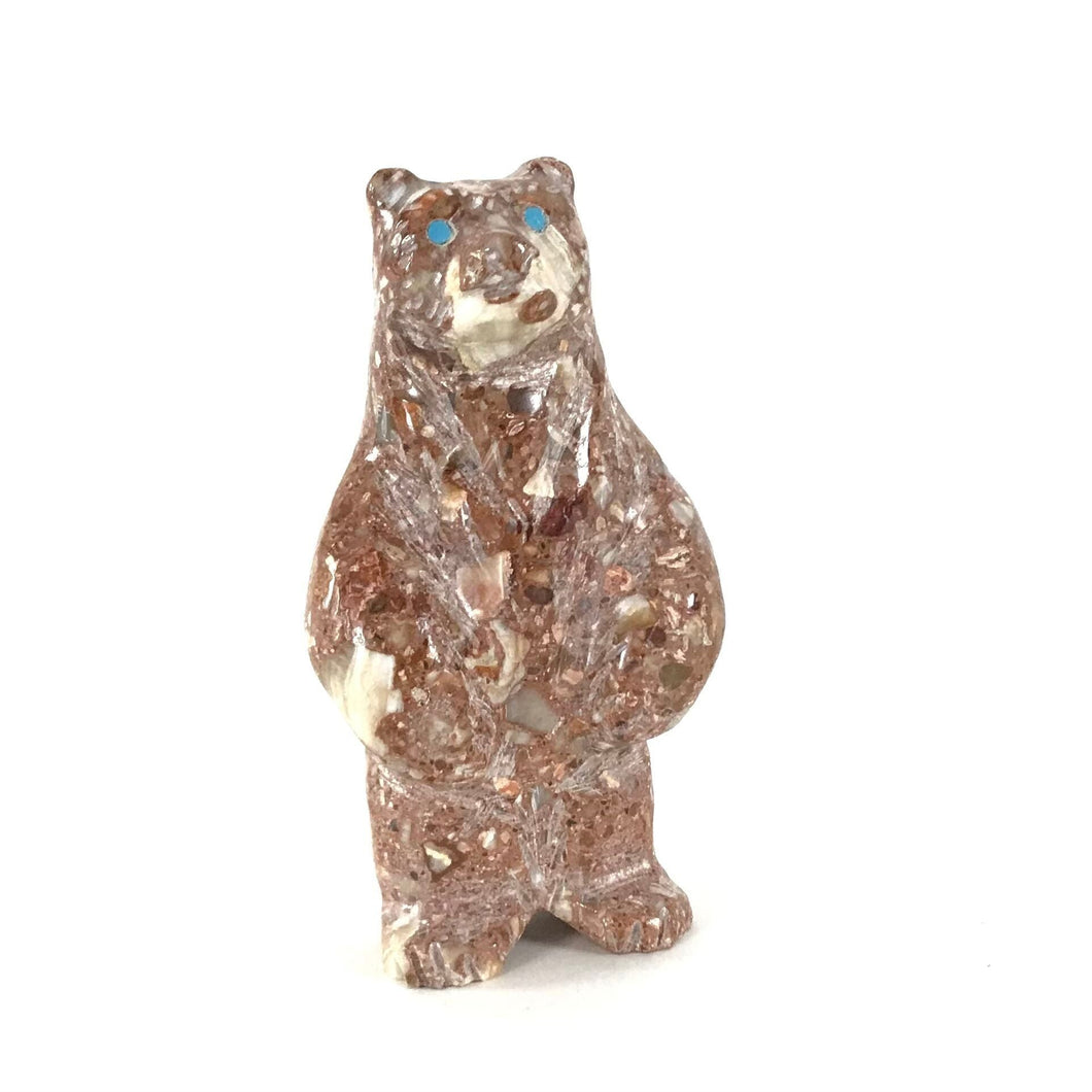 Cody Nastacio Onyx Bear Fetish Carving-Indian Pueblo Store