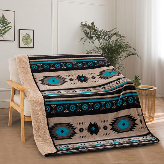 Signature Sherpa Throw Sedona Sky-Indian Pueblo Store
