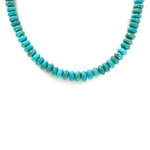 Load image into Gallery viewer, Kevin Ray Garcia Graduated Kingman Turquoise Bead Necklace-Indian Pueblo Store

