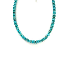 Load image into Gallery viewer, Kevin Ray Garcia Graduated Kingman Turquoise Bead Necklace-Indian Pueblo Store
