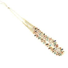 Load image into Gallery viewer, Gabriel Romero 3-Strand Multi-Gemstone Melon Shell Heishi Necklace-Indian Pueblo Store

