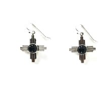 Load image into Gallery viewer, Raymond Coriz Zia Sun Symbol Earrings-Indian Pueblo Store
