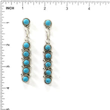 Load image into Gallery viewer, Joanita Yatsattie Large Snake Eye Dangle Earrrings-Indian Pueblo Store
