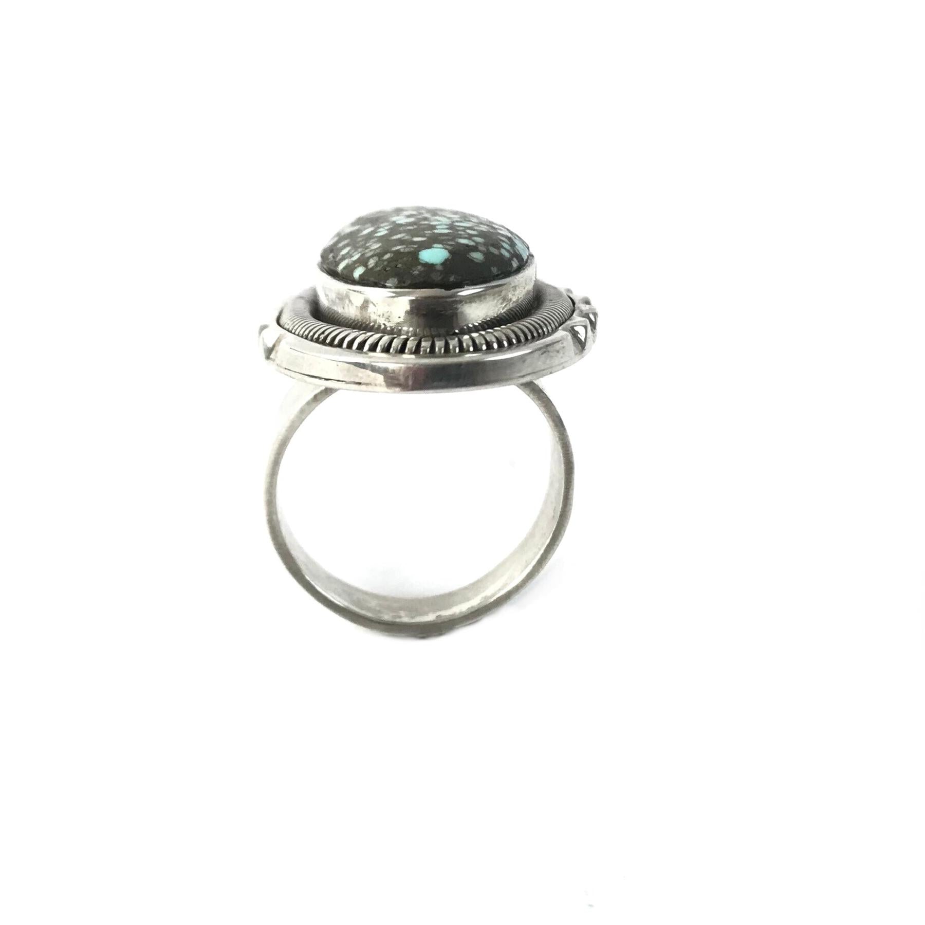 Walter Vandever # 8 Turquoise Ring-Indian Pueblo Store