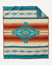 Load image into Gallery viewer, ZE493 Jacquard Pagosa Springs - Turquoise-Indian Pueblo Store
