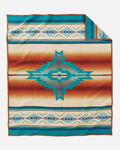 ZE493 Jacquard Pagosa Springs - Turquoise-Indian Pueblo Store