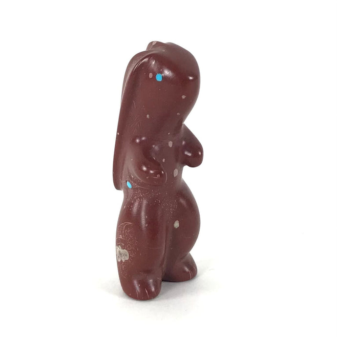 Lyndon Qualo Pipestone Rabbit Fetish Carving-Indian Pueblo Store