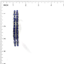 Load image into Gallery viewer, Sheldon Lalio Double Row Lapis Inlay Bracelet-Indian Pueblo Store
