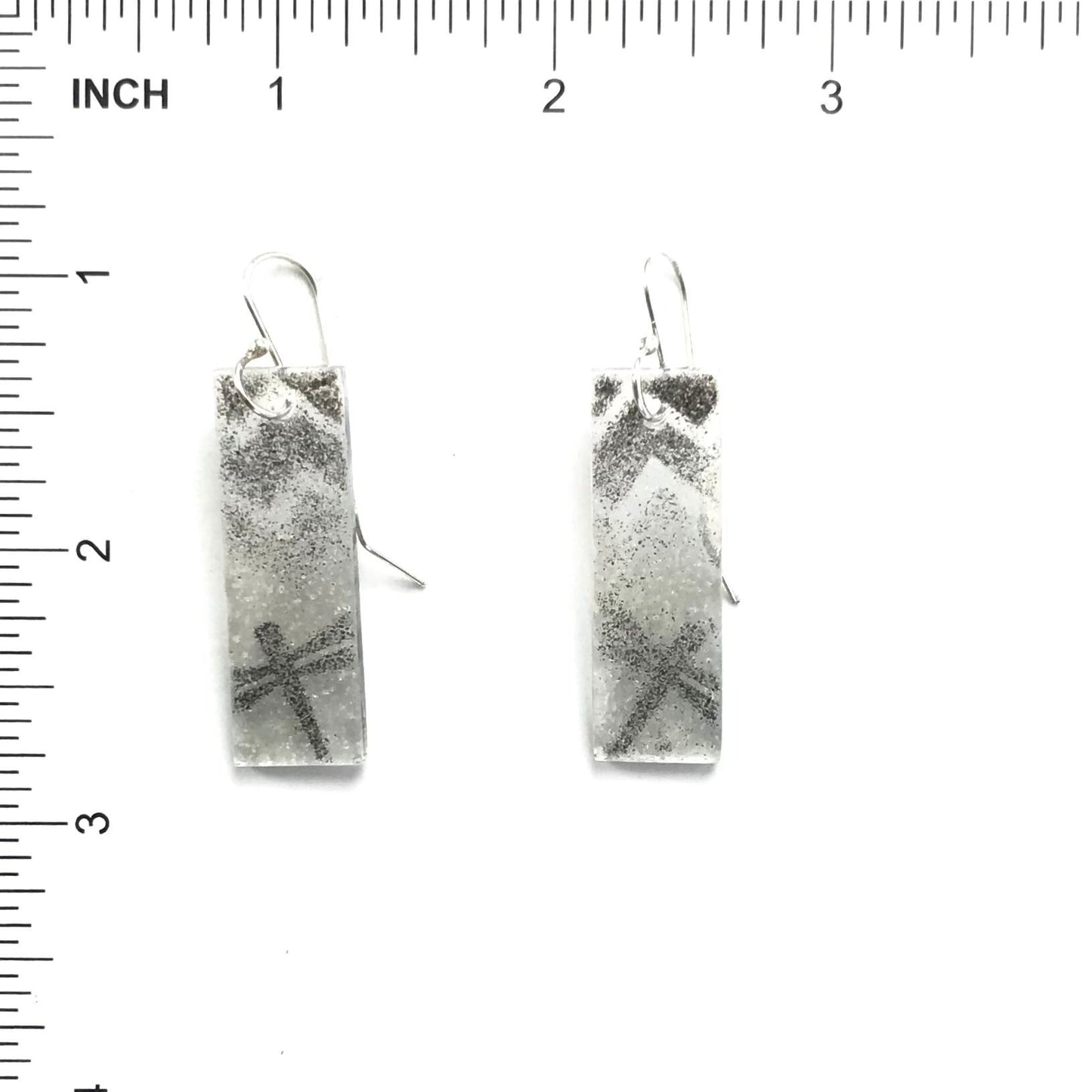 Adrian Wall Dragonfly Small Glass Earrings-Indian Pueblo Store