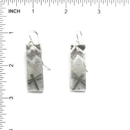 Adrian Wall Dragonfly Small Glass Earrings-Indian Pueblo Store