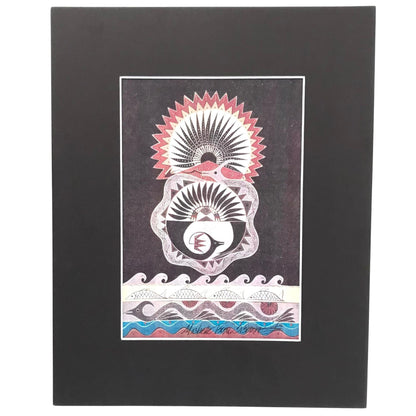 #31 Michelle Tsosie Sisneros Avaanyu Water Serpent Print-Indian Pueblo Store