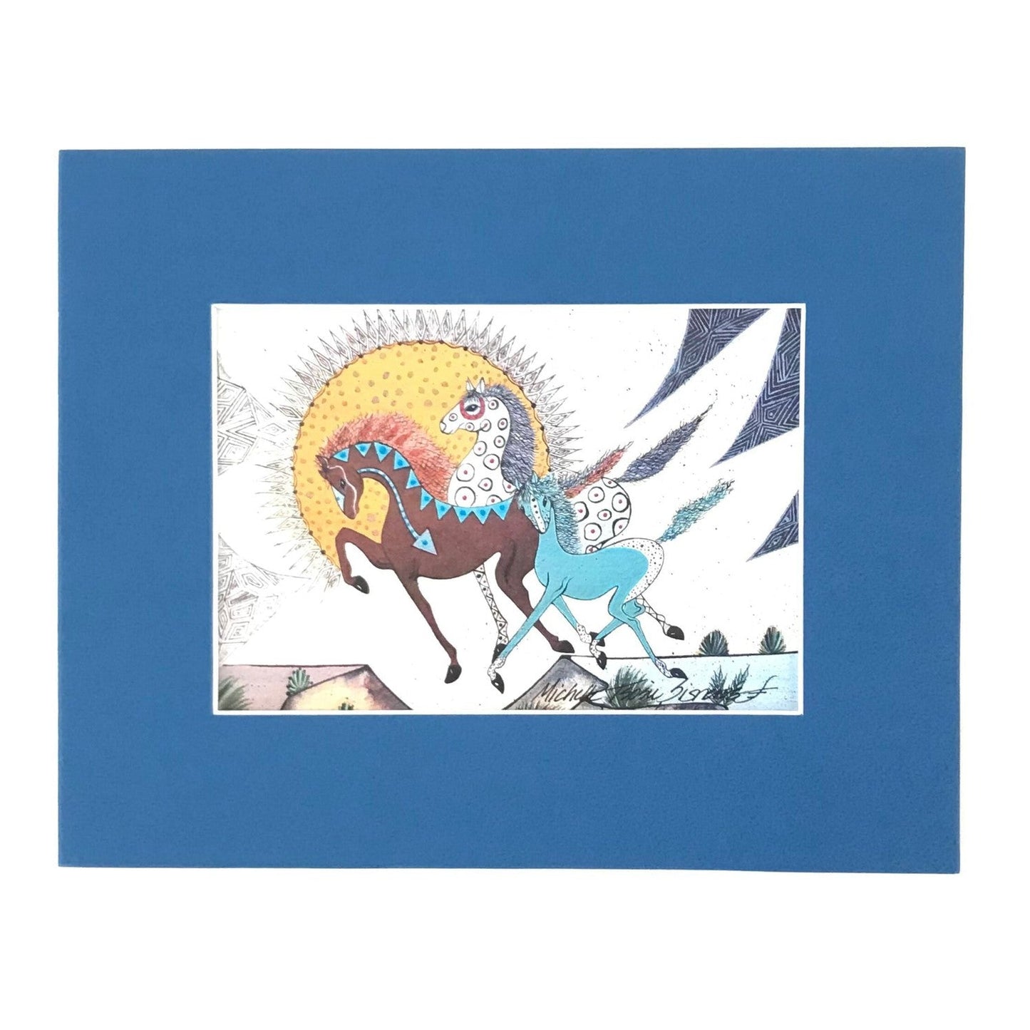 Michelle Tsosie Sisneros Pow Wow Ponies-Indian Pueblo Store