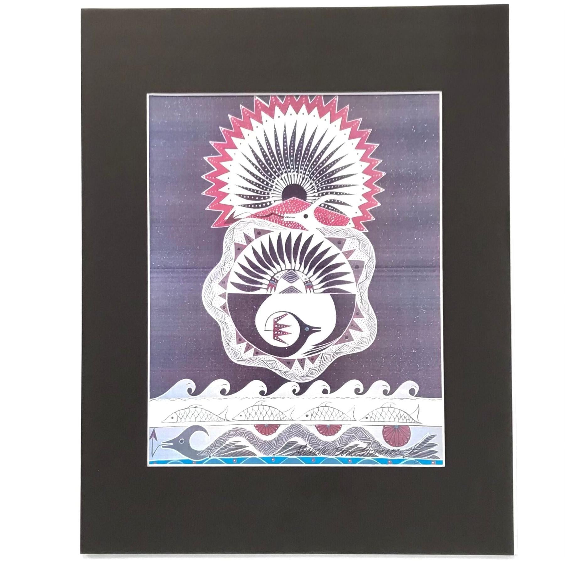 #31 Michelle Tsosie Sisneros Avaanyu Water Serpent Print-Indian Pueblo Store