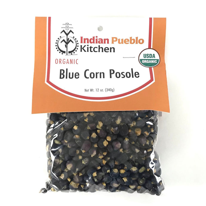 Organic Blue Corn Posole 12oz-Indian Pueblo Store