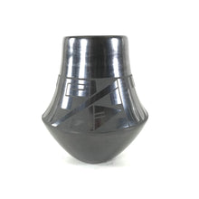 Load image into Gallery viewer, San Ildefonso Small Black on Black Vase-Indian Pueblo Store
