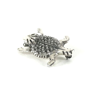 Sterling Silver Horned Toad Pin/Pendant-Indian Pueblo Store