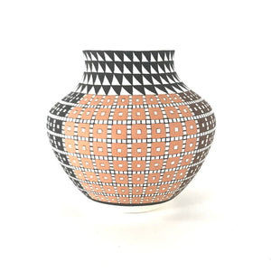 Frederica Antonio Small Geometric Bowl-Indian Pueblo Store