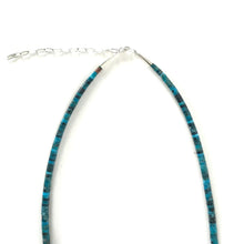 Load image into Gallery viewer, Kevin Ray Garcia Kingman Turquoise Graduated Heishi Necklace-Indian Pueblo Store
