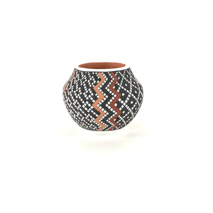 Frederica Antonio Mini Geometric Bowl-Indian Pueblo Store