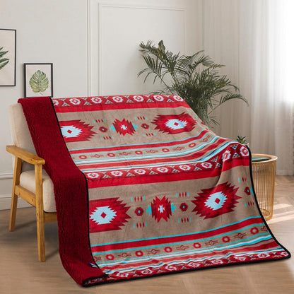 Signature Sherpa Throw Sedona Sky-Indian Pueblo Store
