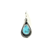 Load image into Gallery viewer, Sterling Silver Tear Drop Pendant-Indian Pueblo Store
