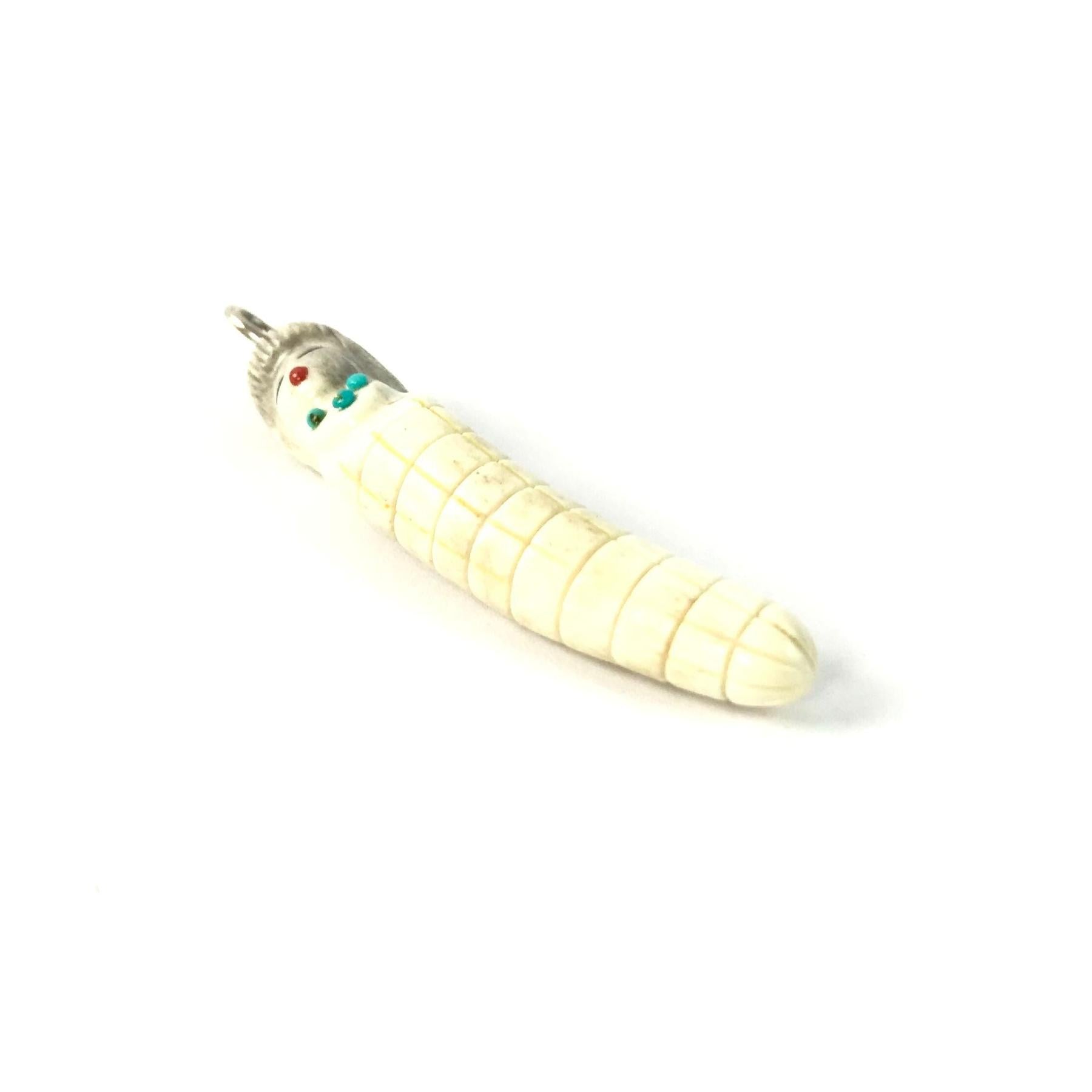 Claudia Peina Antler Corn Maiden Pendant-Indian Pueblo Store