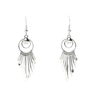 Pauline Armstrong Sterling Silver Cascading Dangle Earring-Indian Pueblo Store