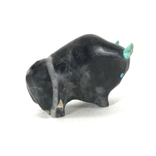 Load image into Gallery viewer, Lynn Quam Marble Buffalo Fetish Carving-Indian Pueblo Store
