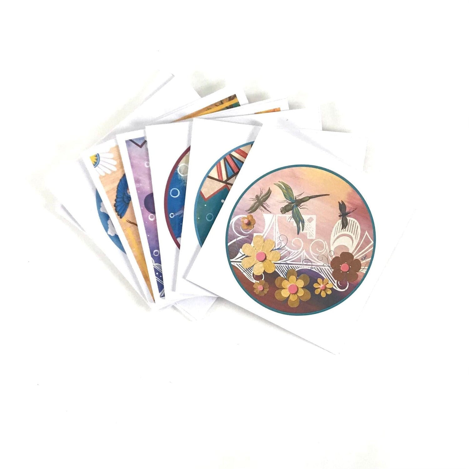Winged Friends Card Set- Set of 6-Indian Pueblo Store