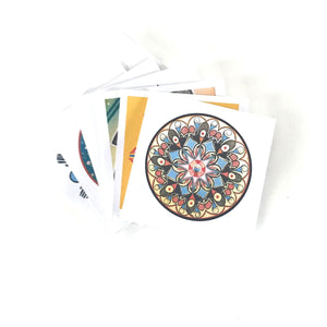 Mallery Quetawki Mini Sunface Card Set-Indian Pueblo Store