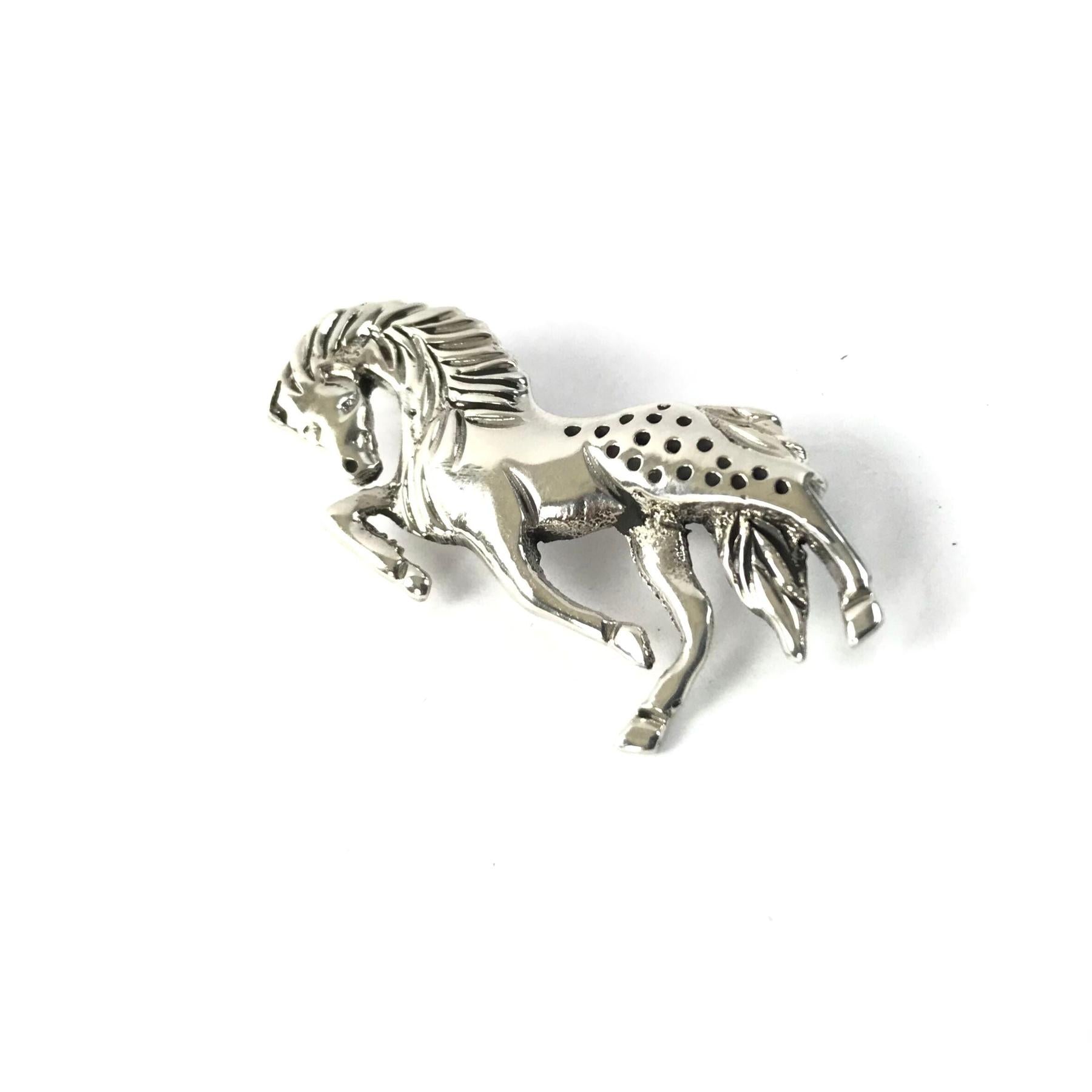 Allison Manuelito Sterling Silver Horse Pin-Indian Pueblo Store