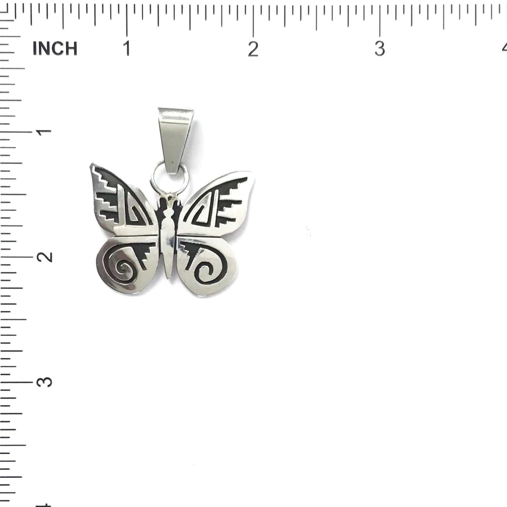 Sonny Gene Overlay Butterfly Pendant-Indian Pueblo Store