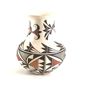 Patricia Lowden Traditional Parrot Vase-Indian Pueblo Store