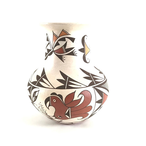 Patricia Lowden Traditional Parrot Vase-Indian Pueblo Store