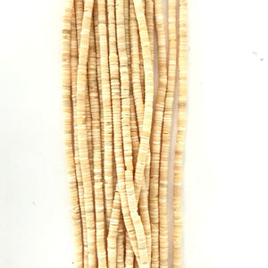 Melon Shell 19 Strand Heishi Necklace-Indian Pueblo Store
