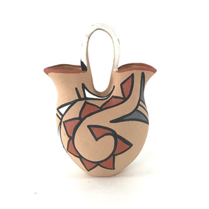 Bonnie Fragua-Johnson Traditional Wedding Vase-Indian Pueblo Store
