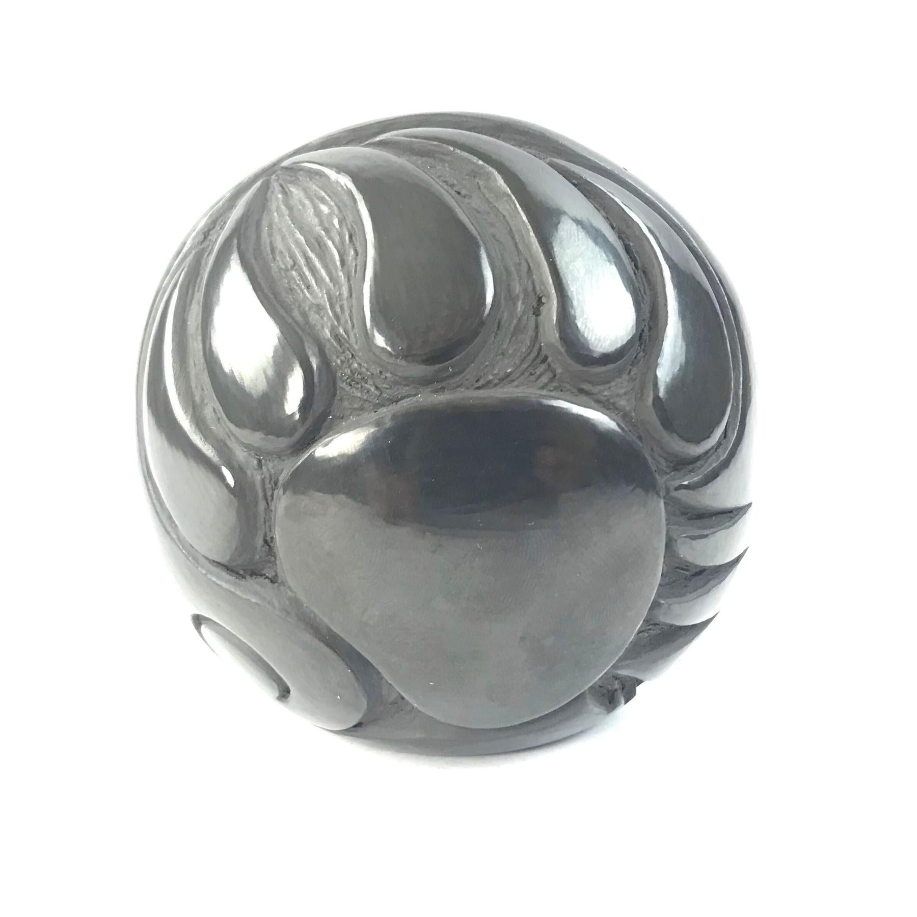 Kevin Naranjo Polished Etched Badger Seedpot-Indian Pueblo Store