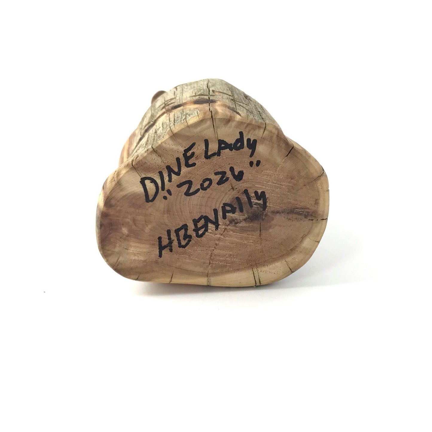 Harry and Isabella Benally "Dine Lady" Juniper Wood Carving-Indian Pueblo Store