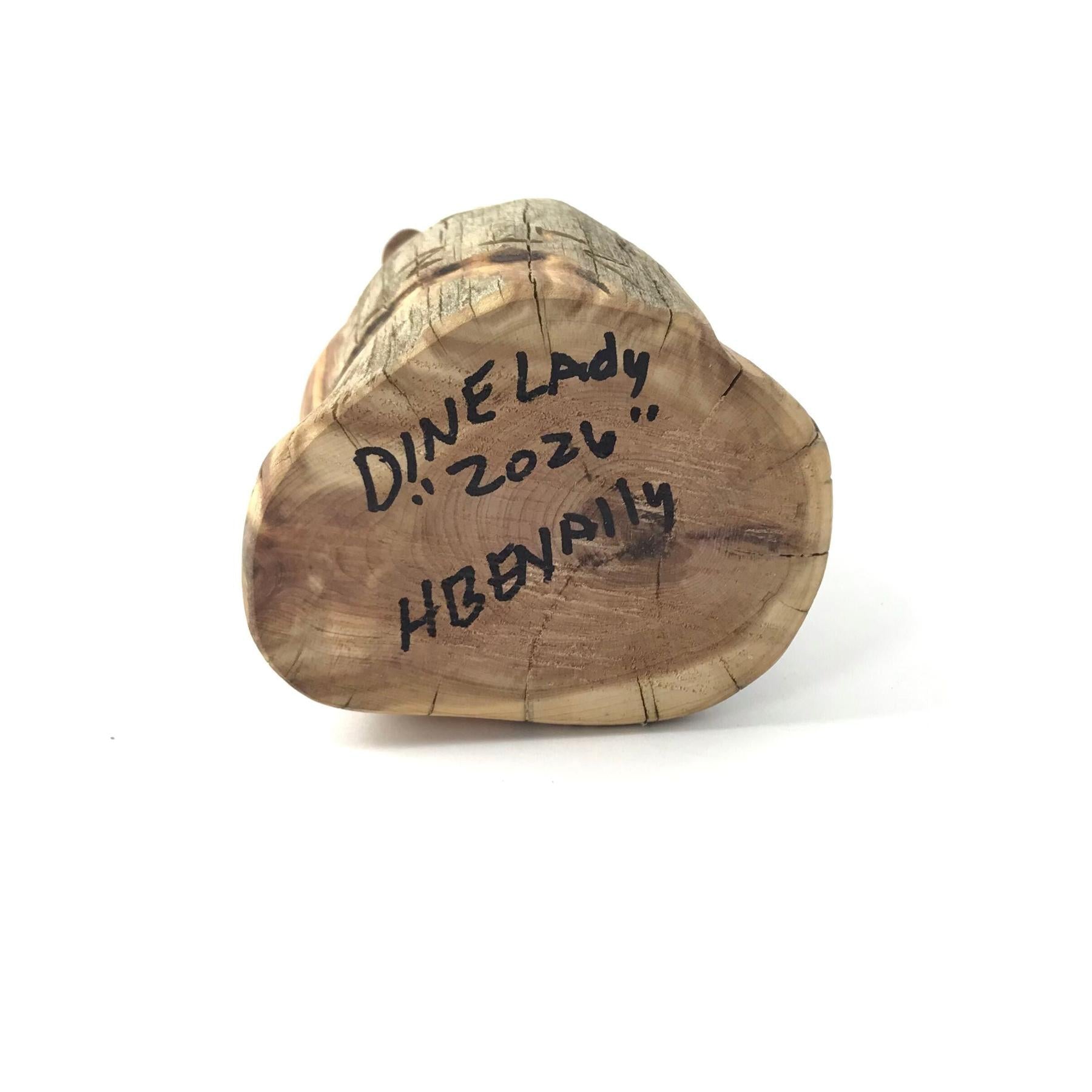 Harry and Isabella Benally "Dine Lady" Juniper Wood Carving-Indian Pueblo Store