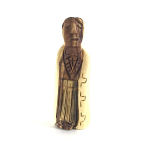 Harry and Isabella Benally "Dine Lady" Juniper Wood Carving-Indian Pueblo Store