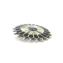 Load image into Gallery viewer, April Ukestine Goldlip Mother of Pearl Sunface Pin/Pendant-Indian Pueblo Store
