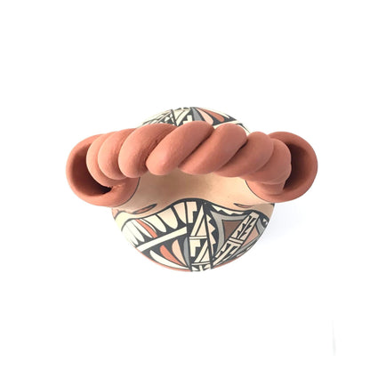 Chrislyn Fragua Twisted Handle Wedding Vase-Indian Pueblo Store