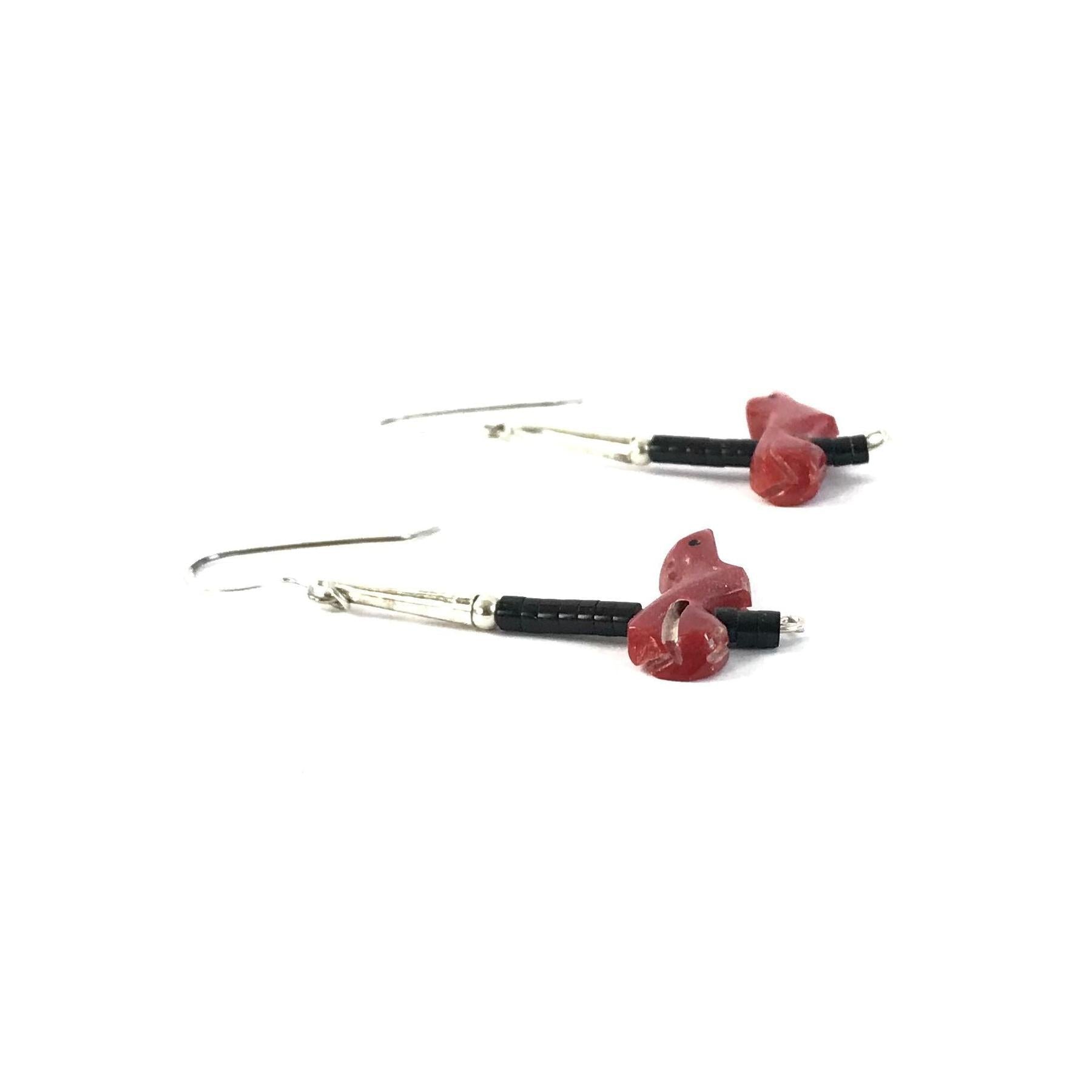 Verna Kushana Fetish Dangle Earrings-Indian Pueblo Store